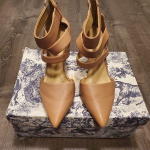 IVANKA TRUMP Nude Strappy Pumps